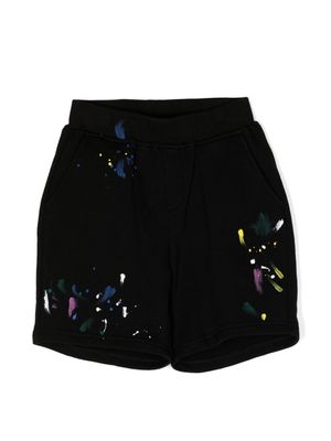 Mostly Heard Rarely Seen 8-Bit short Louis à effet taches de peinture - Noir