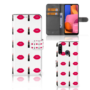 Samsung Galaxy A20s Telefoon Hoesje Lipstick Kiss