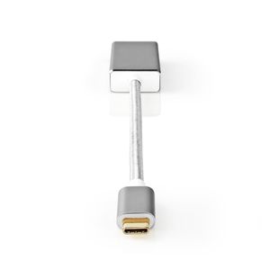 USB-Adapter | USB 3.2 Gen 1 | USB-C© Male | Mini DisplayPort | 5 Gbps | 0.20 m | Rond | Verguld |