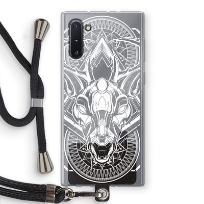 Oh Deer: Samsung Galaxy Note 10 Transparant Hoesje met koord