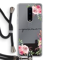 Rozen: OnePlus 8 Transparant Hoesje met koord Rozen: OnePlus 8 Transparant Hoesje met koord