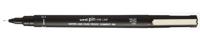 Uni Pin fineliner, ronde punt, 0,1 mm, zwart
