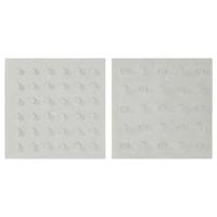 Wanddecoratie Home ESPRIT Wit Hout MDF Modern 80 x 6,5 x 80 cm