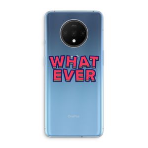 Whatever: OnePlus 7T Transparant Hoesje