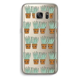Sansevieria: Samsung Galaxy S7 Transparant Hoesje