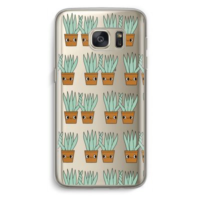Sansevieria: Samsung Galaxy S7 Transparant Hoesje