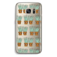Sansevieria: Samsung Galaxy S7 Transparant Hoesje