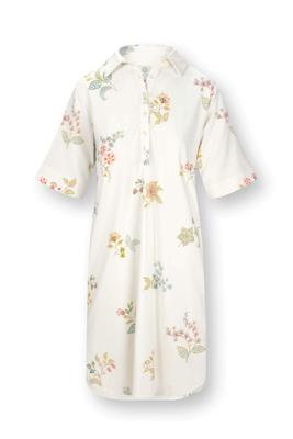 Pip Studio Dewi Nachthemd Korte Mouw Blossom Chique Wit S