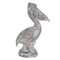 Clayre & Eef Bruine Decoratie pelikaan 19*11*31 cm 6PR3204
