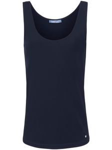 Top met ronde hals Van DAY.LIKE blauw
