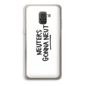 Neuters: Samsung Galaxy A8 (2018) Transparant Hoesje