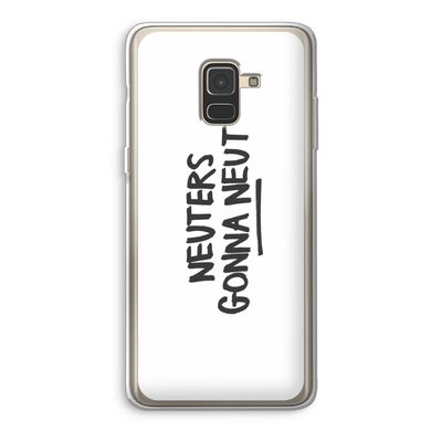 Neuters: Samsung Galaxy A8 (2018) Transparant Hoesje