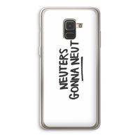 Neuters: Samsung Galaxy A8 (2018) Transparant Hoesje