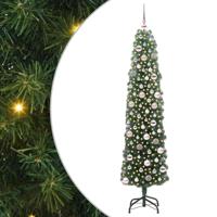 VidaXL Kunstkerstboom groen 180 cm pvc en staal en kunststof