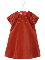 familiar robe à volants - Marron