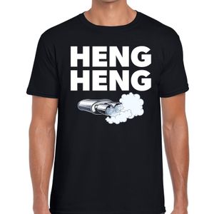 Heng heng festival t-shirt zwart heren