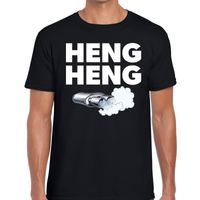 Heng heng festival t-shirt zwart heren - thumbnail