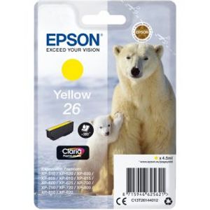 Epson Polar bear Singlepack Yellow 26 Claria Premium Ink