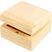 Creativ Company Sieradendoos, afm 6x6x3,5 cm, 1 stuk