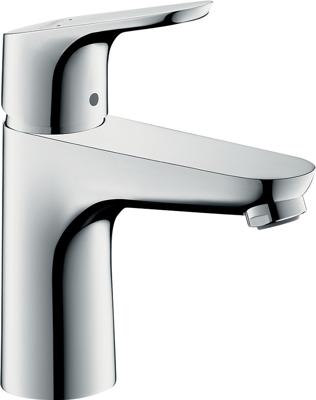 Hansgrohe Focus ééngreeps wastafelmengkraan 100 met PopUp trekwaste, chroom