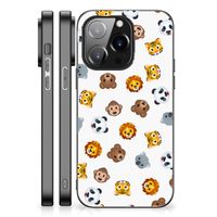 Back Case voor iPhone 14 Pro Dieren Emojis - thumbnail