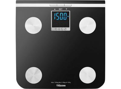 Tristar Weegschaal - Personenweegschaal - Tot 150 kg - Zwart