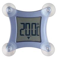 TFA Raam Thermometer - digitaal - grijs - 7 x 7 cm - buiten - inclusief batterij TFA Raam Thermometer - digitaal - grijs - 7 x 7 cm - buiten - inclusief batterij