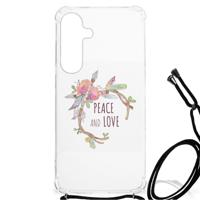 Samsung Galaxy S24 Plus Stevig Bumper Hoesje Boho Text - thumbnail