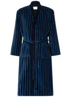 Badjas Schiesser donkerblauw velours