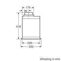 Neff D57MH56N0 afzuigkap 730 m³/uur Onderbouw Roestvrijstaal C - thumbnail