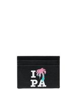 Palm Angels porte-cartes à imprimé graphique - Noir
