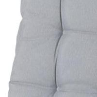 Kussen lage rug Panama lichtgrijs 105 cm x 50 cm (4 stuks) Madison - Madison