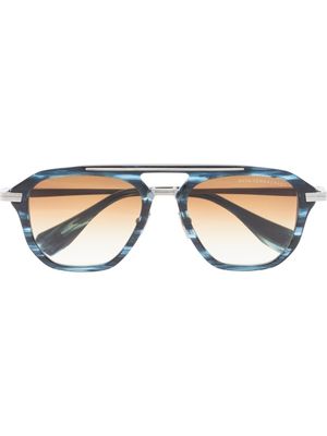 Dita Eyewear lunettes de soleil à monture aviateur - Bleu