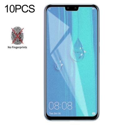 10 stuks niet-volledige matte Frosted gehard glas film voor Huawei Y9 (2019)/genieten van 9 plus