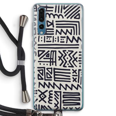Marrakech print: Huawei P20 Pro Transparant Hoesje met koord