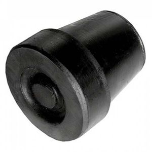 Kruk en stokdoppen 16 mm zwart