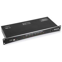 Beamz 8-weg DMX splitter & booster 19 inch 1HE