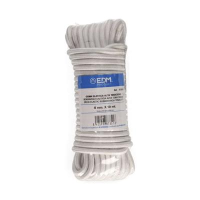 Gevlochten streng EDM 87851 Wit 10 m