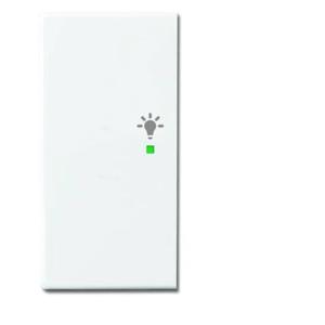 Busch-Jaeger 2CKA006220A0052 Wipschakelaar licht Afdekking 2-voudig Carat, free@home, Future lineair, Solo Verkeerswit, Wit 1 stuk(s)