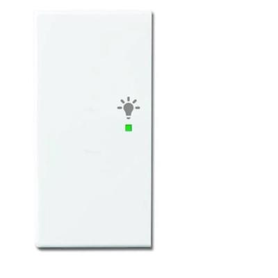 Busch-Jaeger 2CKA006220A0052 Wipschakelaar licht Afdekking 2-voudig Carat, free@home, Future lineair, Solo Verkeerswit, Wit 1 stuk(s)