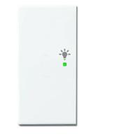 Busch-Jaeger 2CKA006220A0052 Wipschakelaar licht Afdekking 2-voudig Carat, free@home, Future lineair, Solo Verkeerswit, Wit 1 stuk(s)