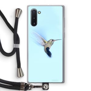 Kolibri: Samsung Galaxy Note 10 Transparant Hoesje met koord
