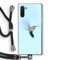 Kolibri: Samsung Galaxy Note 10 Transparant Hoesje met koord