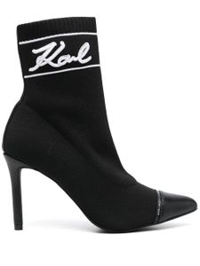 Karl Lagerfeld bottines Pandara Signia - Noir