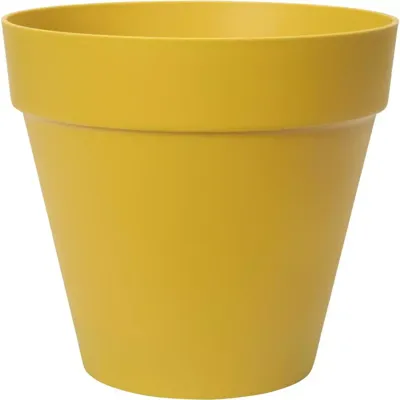 Elho loft urban bloempot rond 25 cm oker