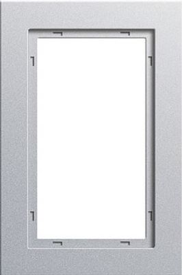 Gira afdekraam aluminium E2 1,5VD 100125