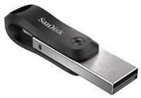 SanDisk iXpand USB flash drive 64 GB USB Type-A / Lightning 3.2 Gen 2 (3.1 Gen 2) Zwart, Zilver - thumbnail