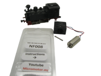 micromotor NF008G N ombouwset voor Fleischmann Lok 7