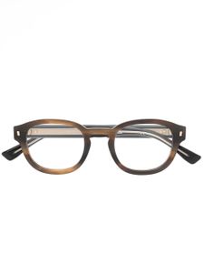 DSQUARED2 EYEWEAR lunettes de vue à logo imprimé - Marron