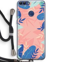 Tropisch: Huawei P Smart (2018) Transparant Hoesje met koord